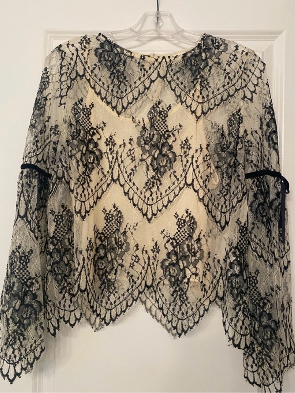 Altar'd State Black Lace top